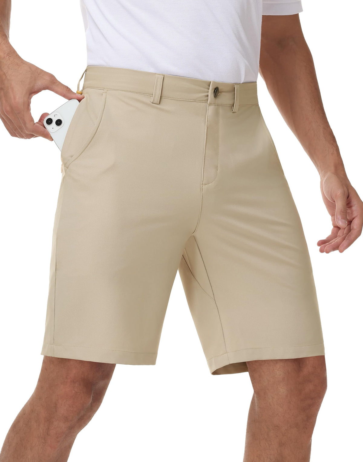 JWM shorts six-pocket layout for secure golf and everyday storage