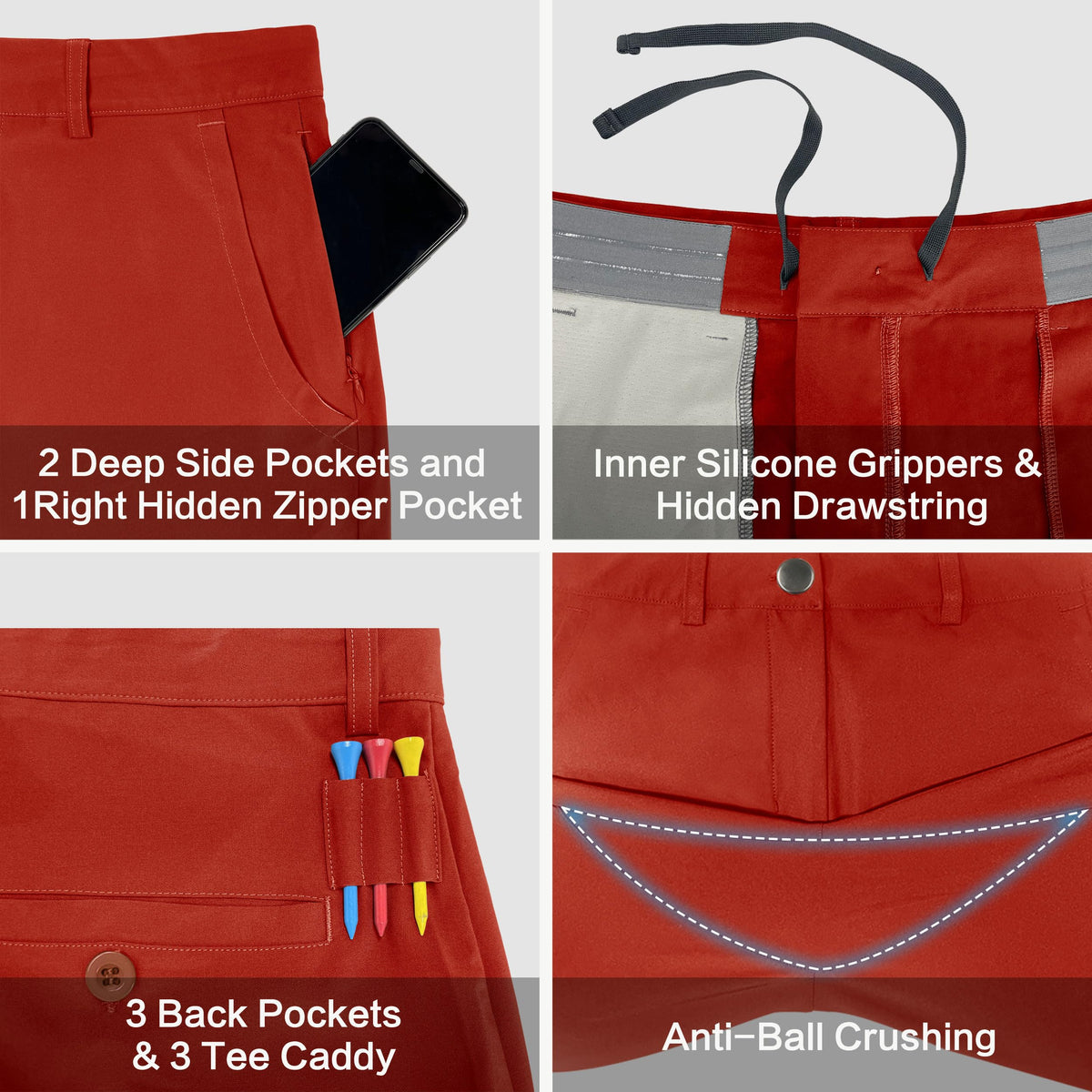 JWM stretch fabric demonstrates mobility and quick-dry performance.