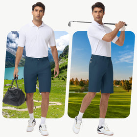 JWM 11in shorts highlighting UPF50+ sun protection on the front