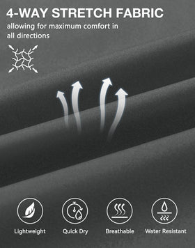 JWM shorts feature invisible zipper pocket for valuables