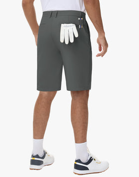 JWM shorts highlight tee caddy loops for quick tee access