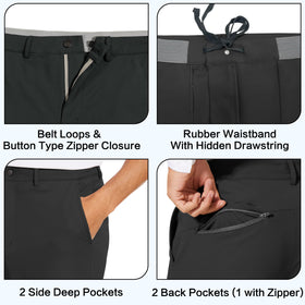JWM standard 4-pocket design accommodates golf gloves and essentials