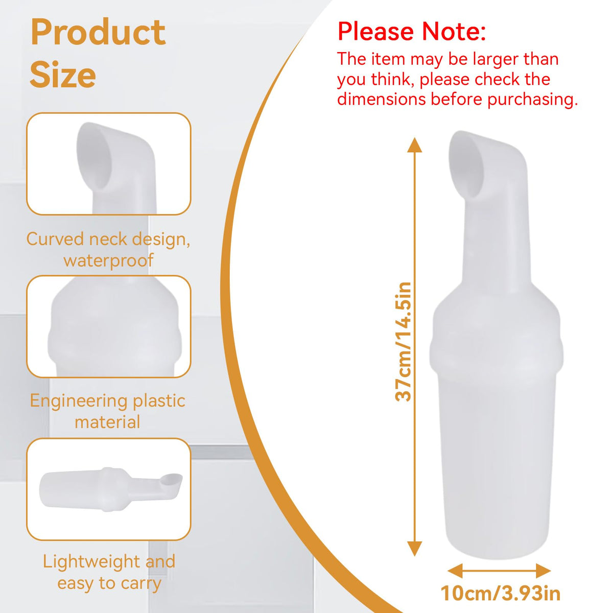 JWthee divot filler curved-neck bottle keeps sand dry and spill-free