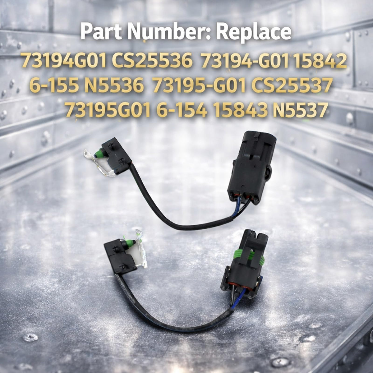 JXQVWYKZF Two-pack DCS switch set for quick EZGO cart maintenance.