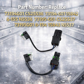 JXQVWYKZF Two-pack DCS switch set for quick EZGO cart maintenance.