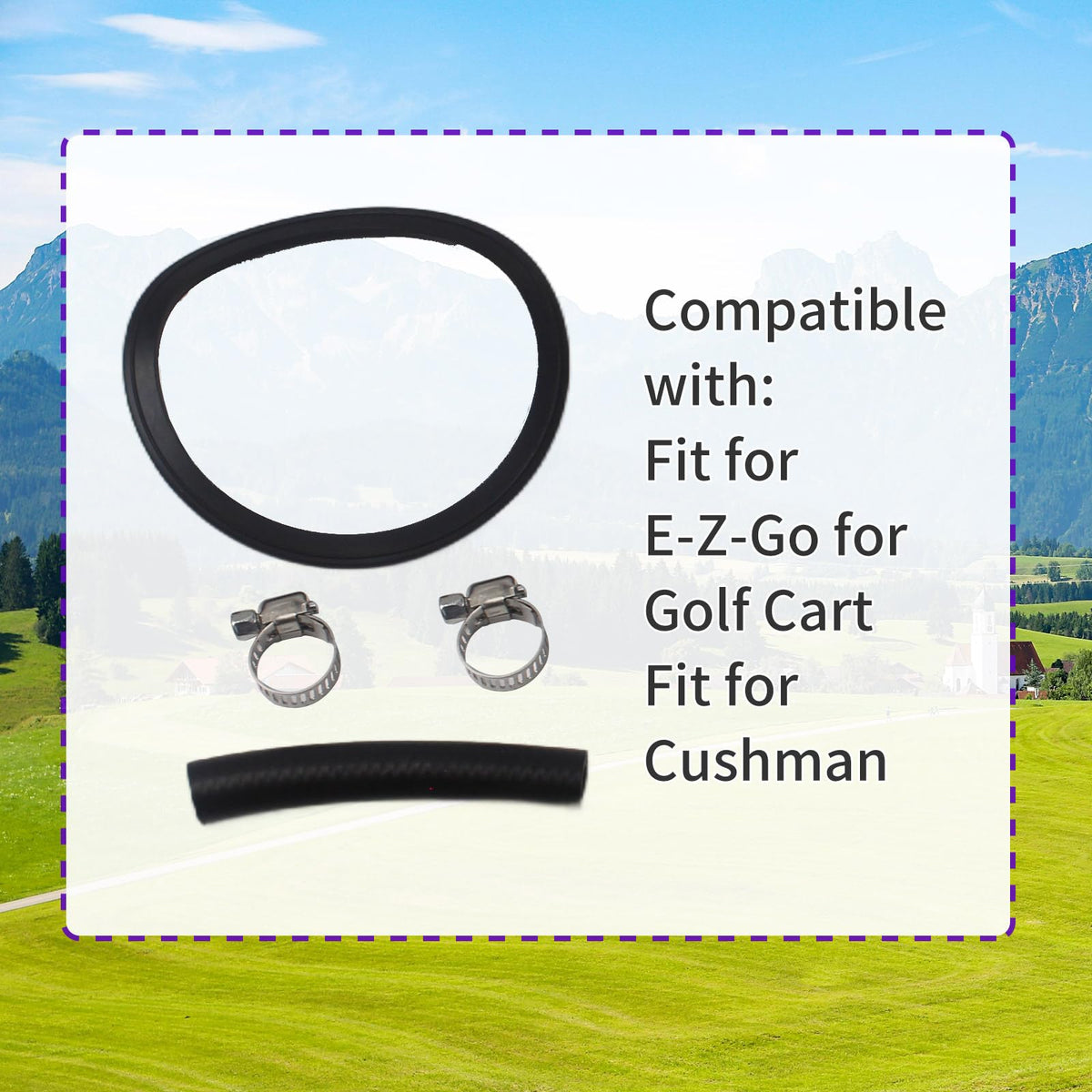 JXQVWYKZF installation guide image, direct replacement for Cushman and E-Z-Go.