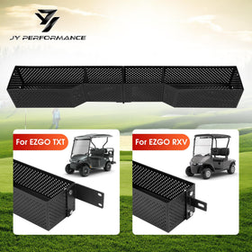 JY PERFORMANCE basket dimensions shown for precise fitting in your cart.