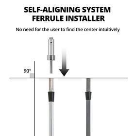 JYC Fitters collared center sleeve provides durable support that resists bending during use.