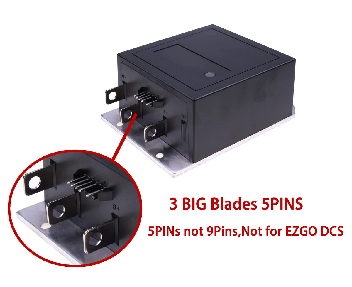 JZGRDN 36V controller side ports for easy wiring