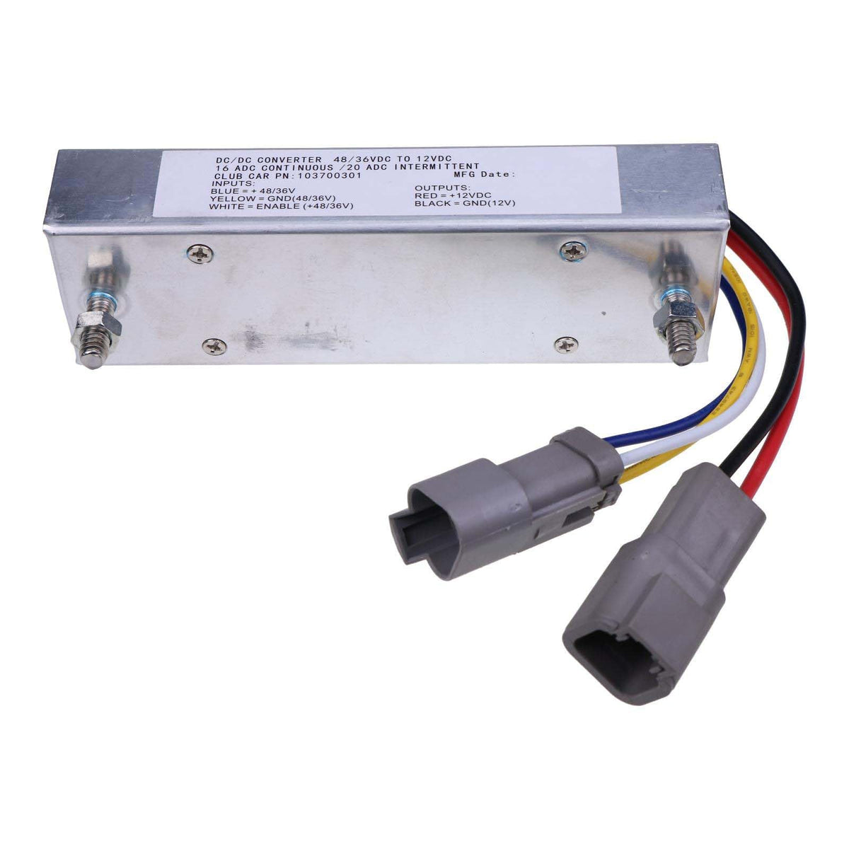 JZGRDN 36V/48V to 12V converter powers accessories reliably.