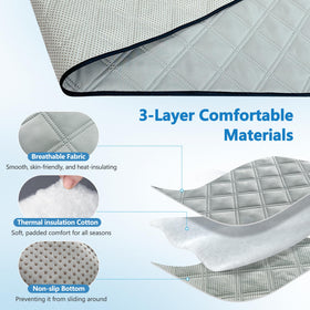 KAAMOS breathable top layer keeps seating cool on sunny rides