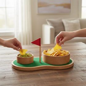 KAAS HAUS removable bowls allow quick handwashing after snacking.