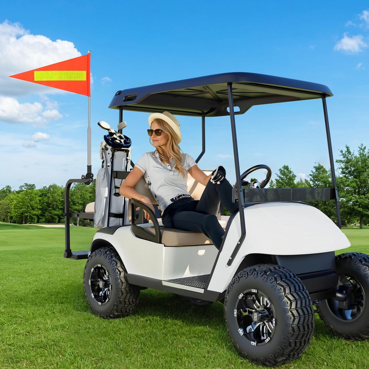 Kabcifea 22x30 cm flags provide clear signaling from a distance.