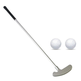 Kacezugi golf putter double-sided with ergonomic grip, ideal for right and left-handed players in indoor or outdoor practice.
