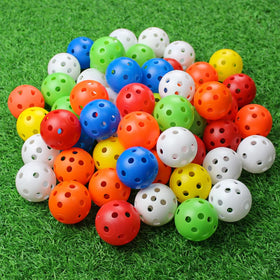 Kahuayi durable hollow plastic golf balls for repeated practice sessions
