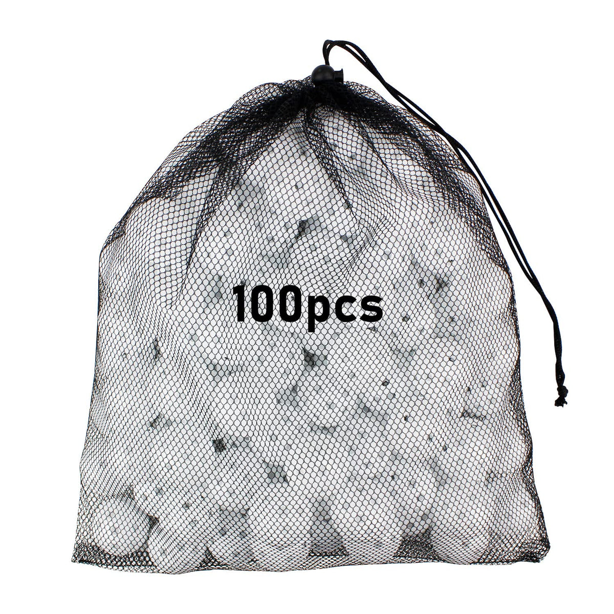 Contents inside the kahuayi mesh bag with practice balls