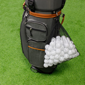 Mesh bag included with kahuayi balls for organized storage