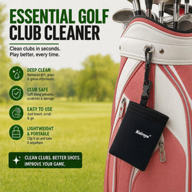 On-the-go Kairsya golf cleaner kit for convenient maintenance.