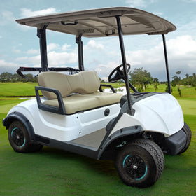 KAKABAS matte black finish adds modern style to golf carts.