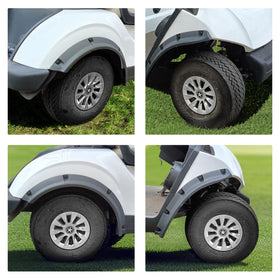 KAKABAS silver finish hub caps, modern style across all terrains.