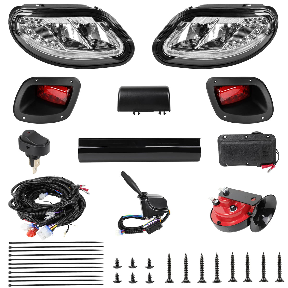 KAKSEY Deluxe golf light headlights for clear night visibility