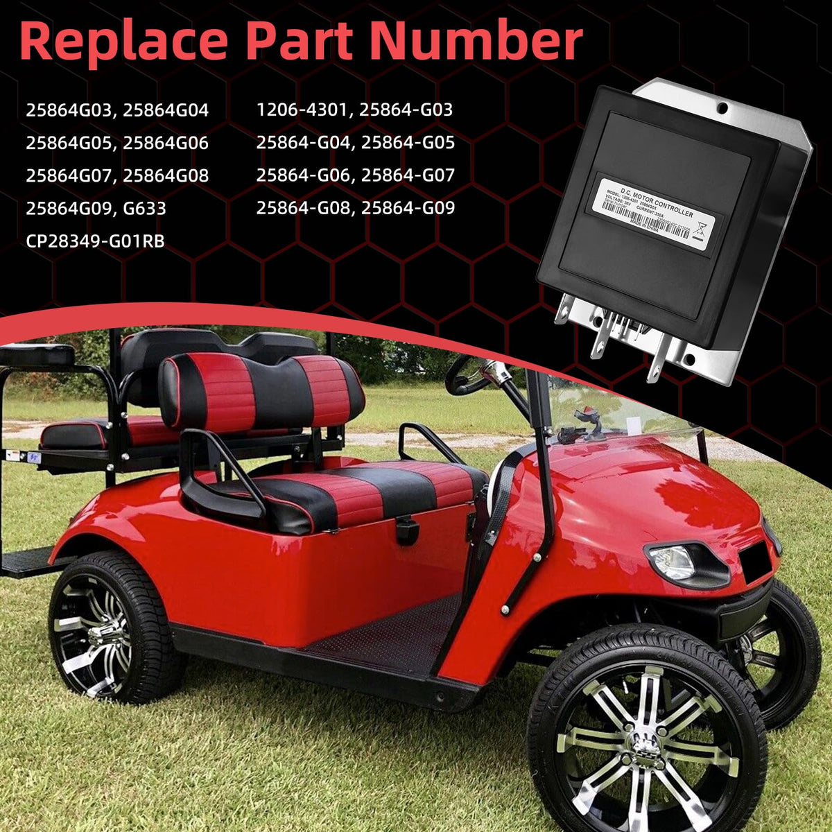KAKSEY ezgo-txt-medalist-compatibility for series-motor carts.