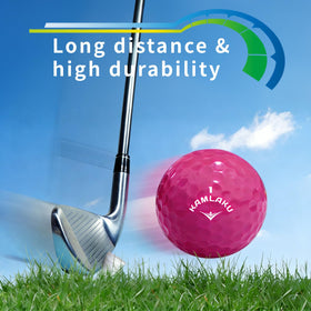 Kamlaku 352-dimple design promotes straighter, more stable flight.