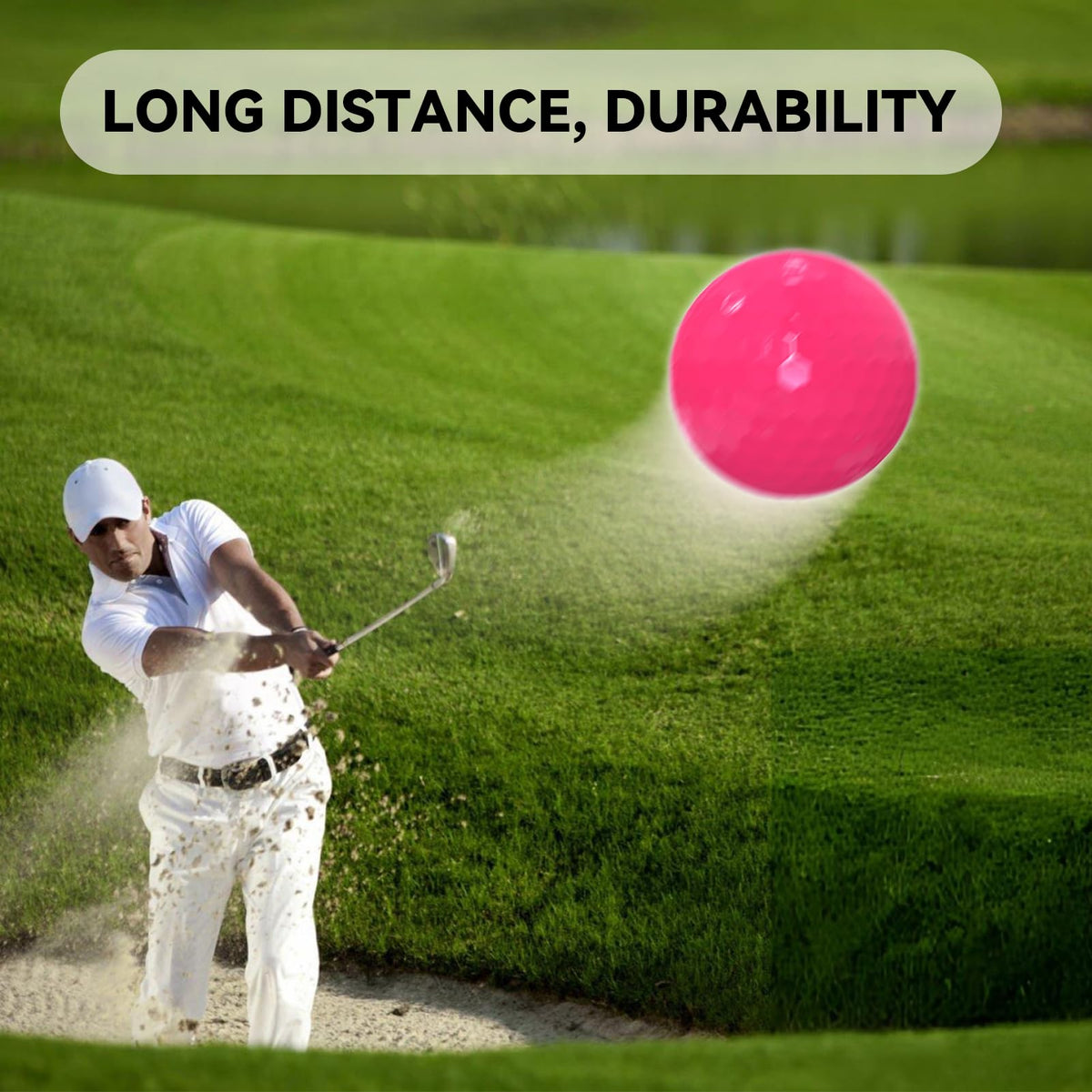 Kamlaku 352-dimple design reduces drag for steady flight.