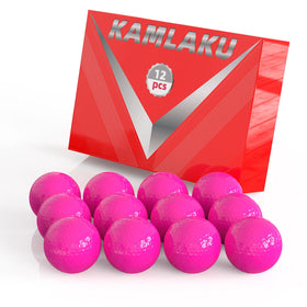 Kamlaku blank colored golf ball with no logo for easy customization and branding.