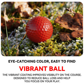 Kamlaku Surlyn-cover golf ball designed for durability during practice.