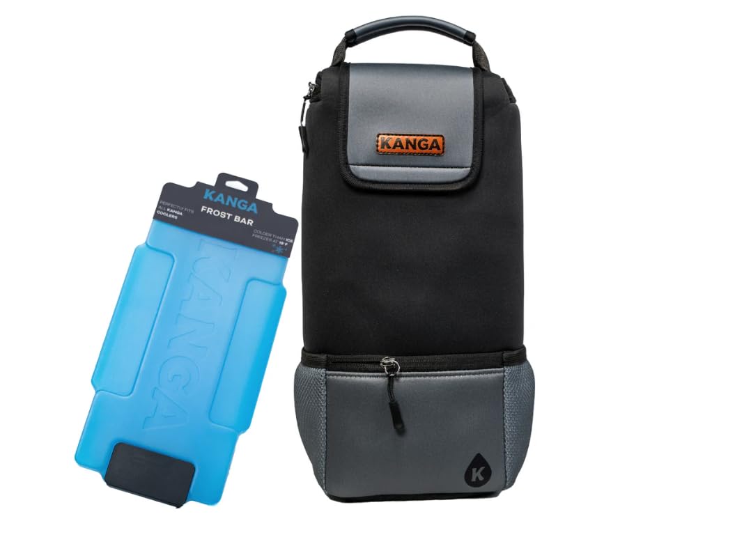 Kanga Hideaway in a golf bag side pocket for discreet refreshment on the course.
