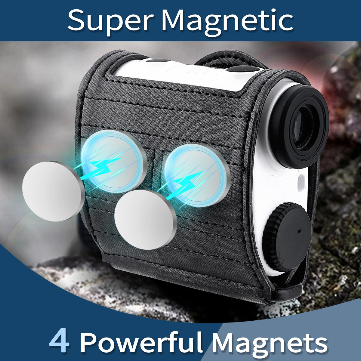 Compatible design fits Nikon COOLSHOT and other small rangefinders