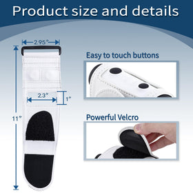 Close-up of Kanmoon strap with strong magnets for stable holding