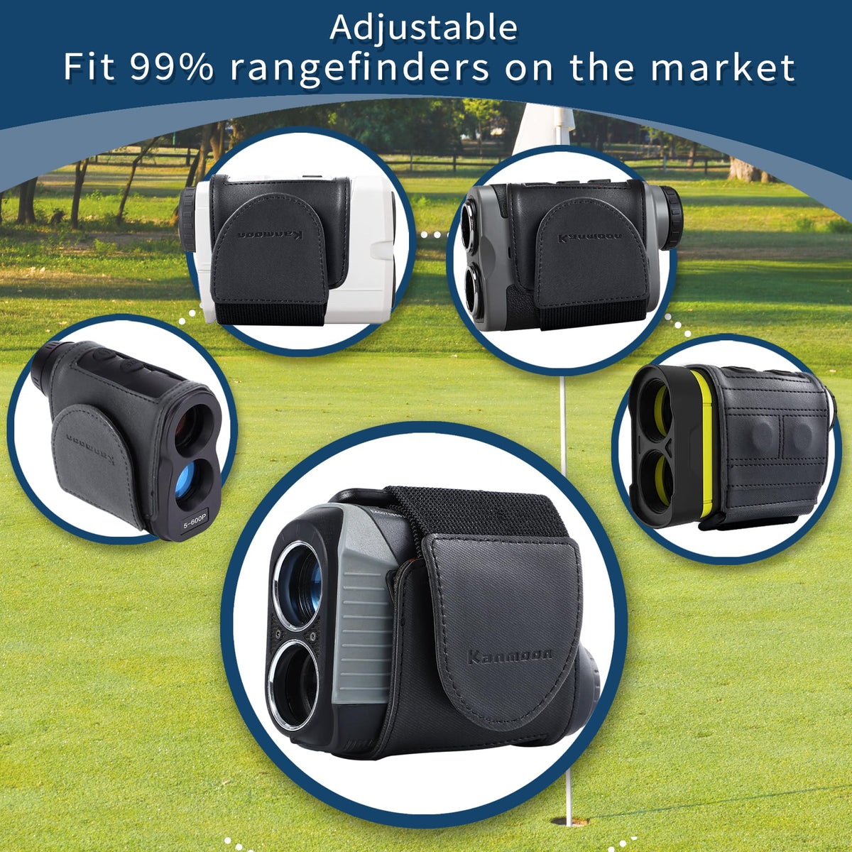 Compatible with standard rangefinders including Nikon COOLSHOT and Bushnell V3.