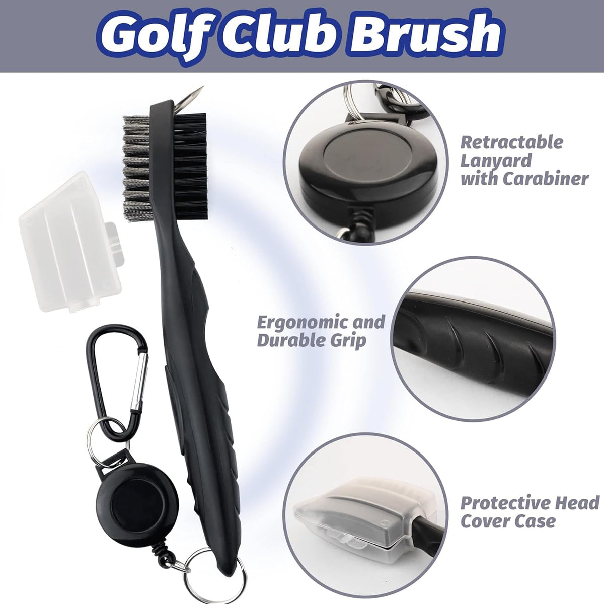 Karamagic ball marker and divot tool for easy pickup and marking