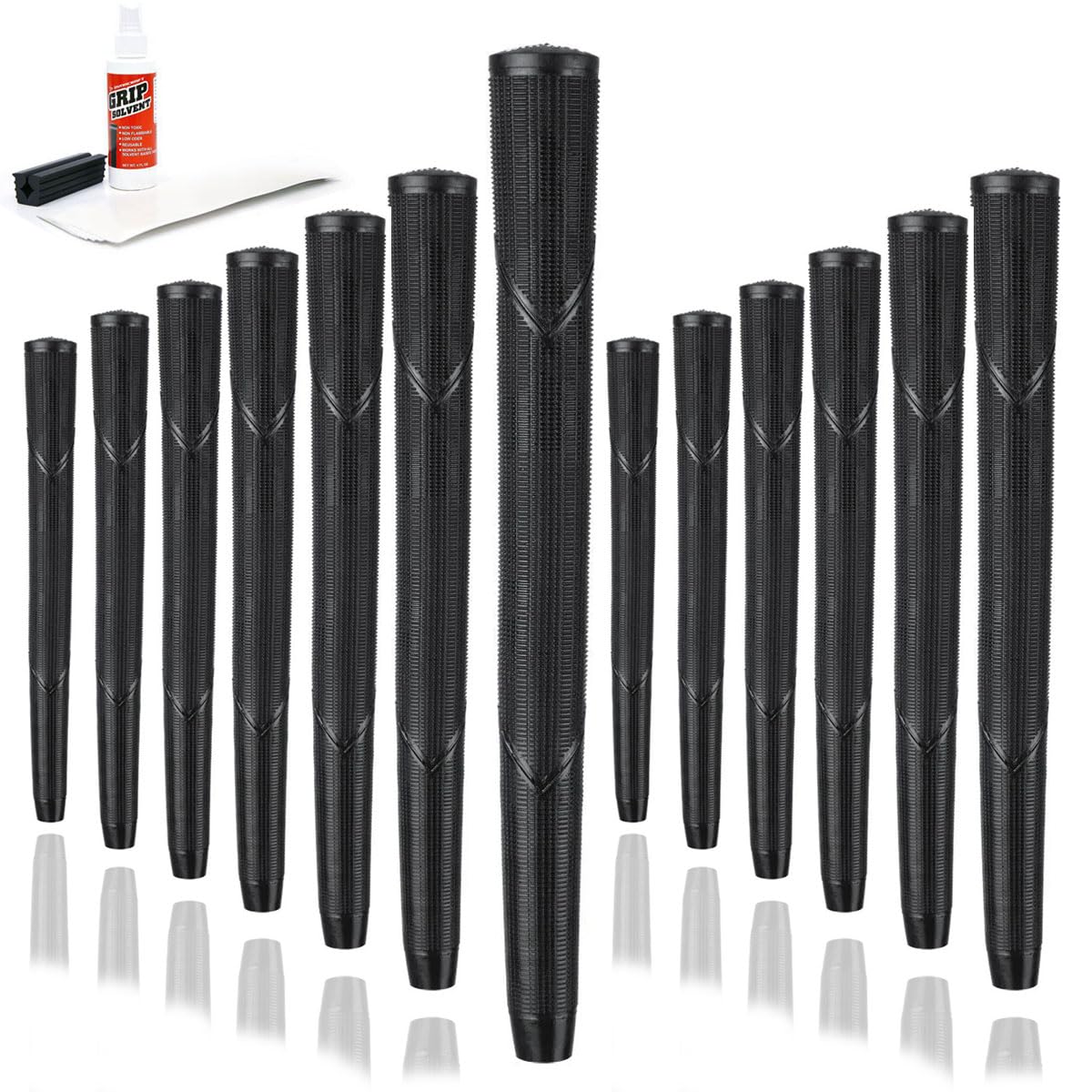 Karma arthritic golf grip with textured surface enhancing palm sensation