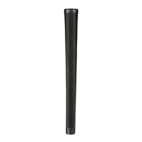 Karma oversized +5/32 inch grip shown on a club to reduce hand strain.