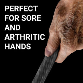 Karma Arthritic Jumbo Plus grip demonstrates shock-absorbing design reducing hand impact
