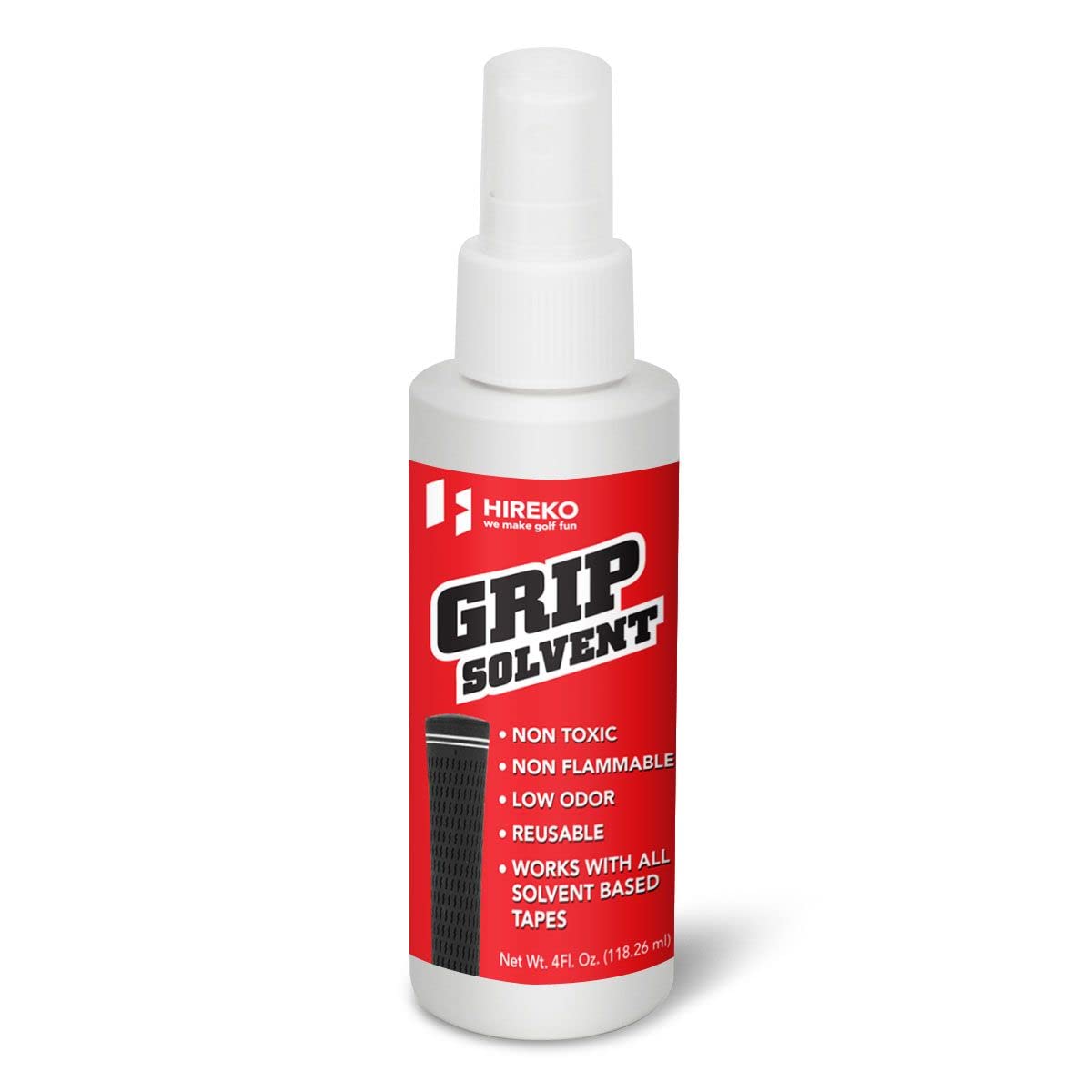 Karma grip solvent bottle shown for prep and install readiness