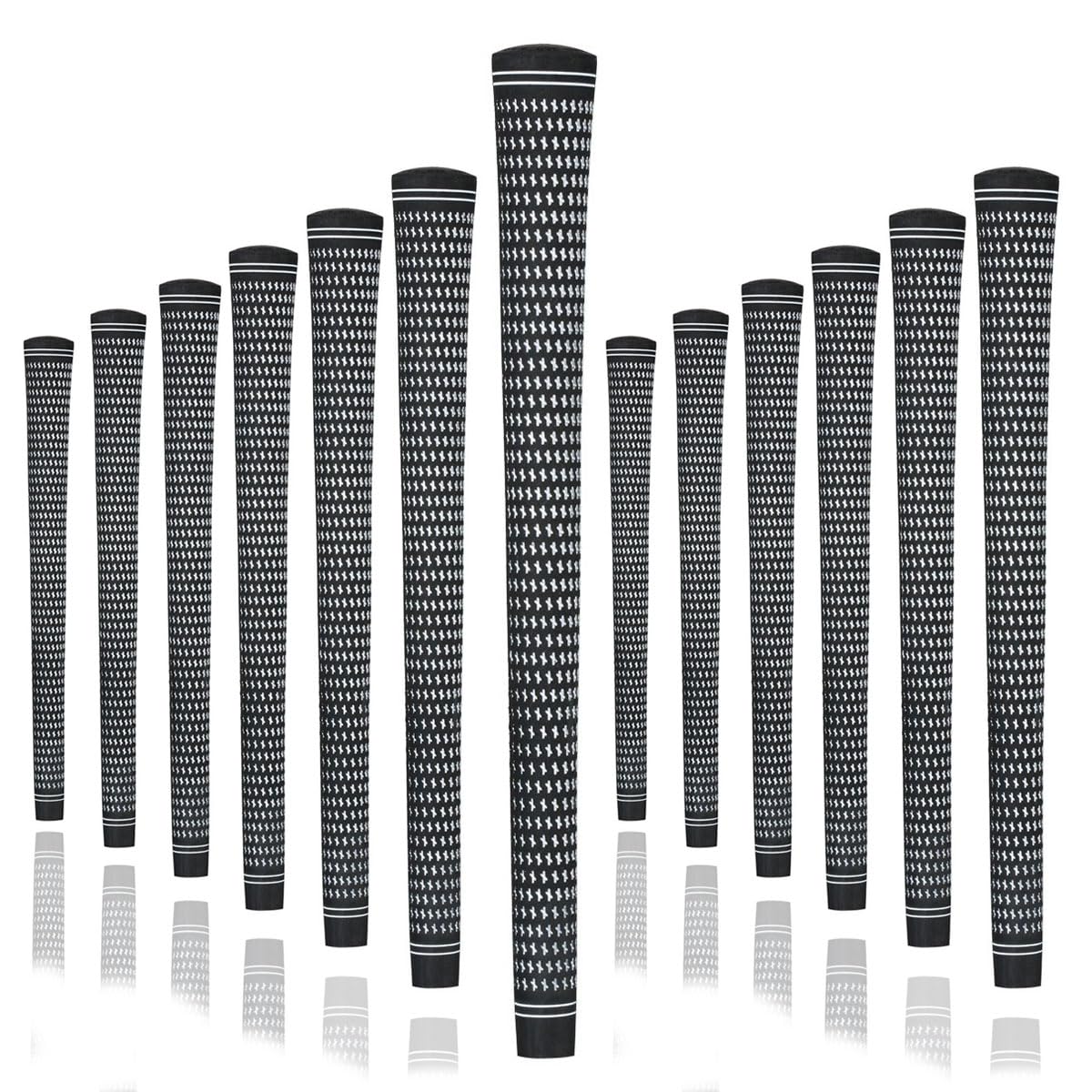 Karma Revolution 360 golf grip in black and white for effortless installation and clean alignment