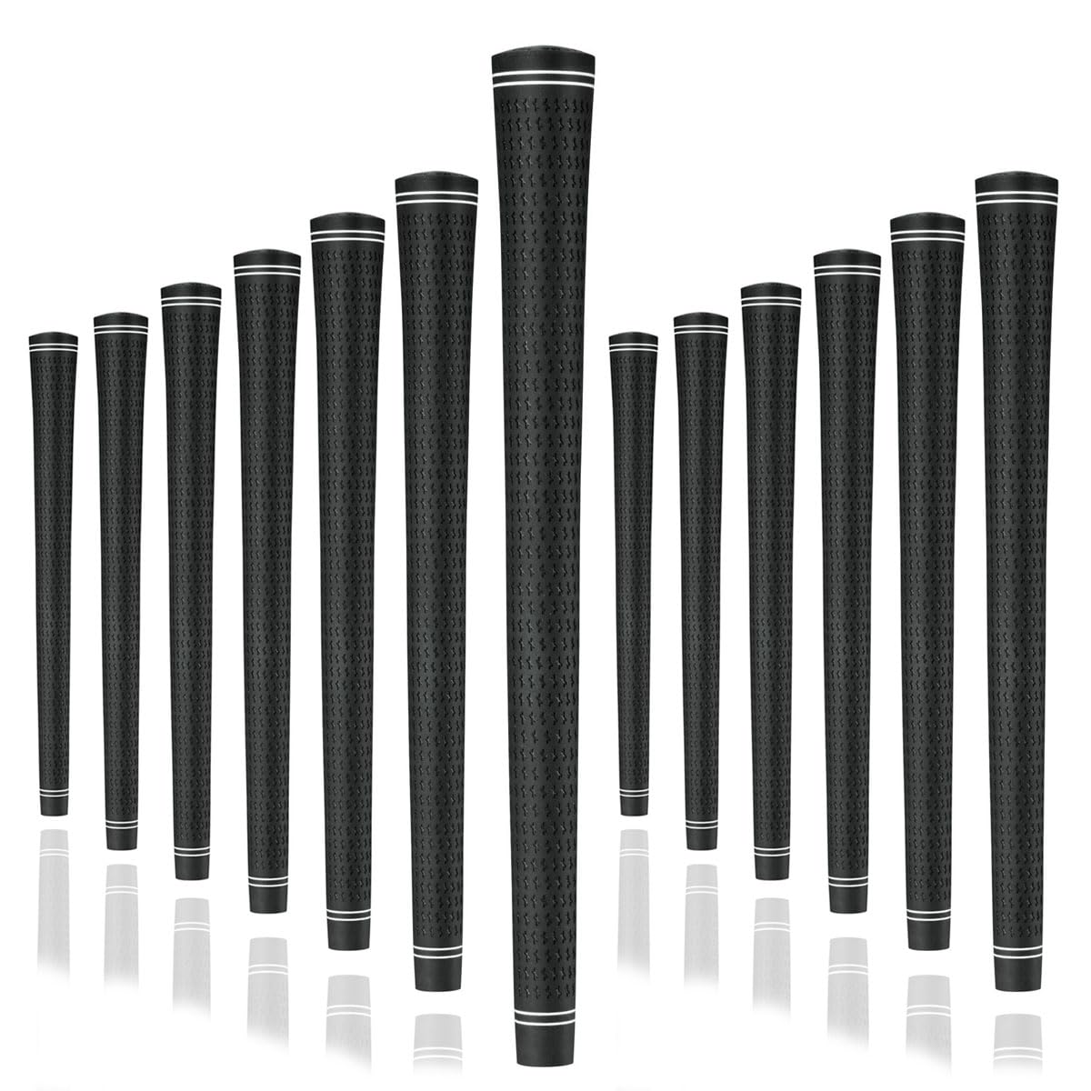 Karma Revolution 360 golf grip during installation with no alignment required for quick setup.