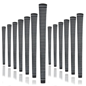 Karma Revolution 360 golf grips – overview image for quick, no-alignment installation.