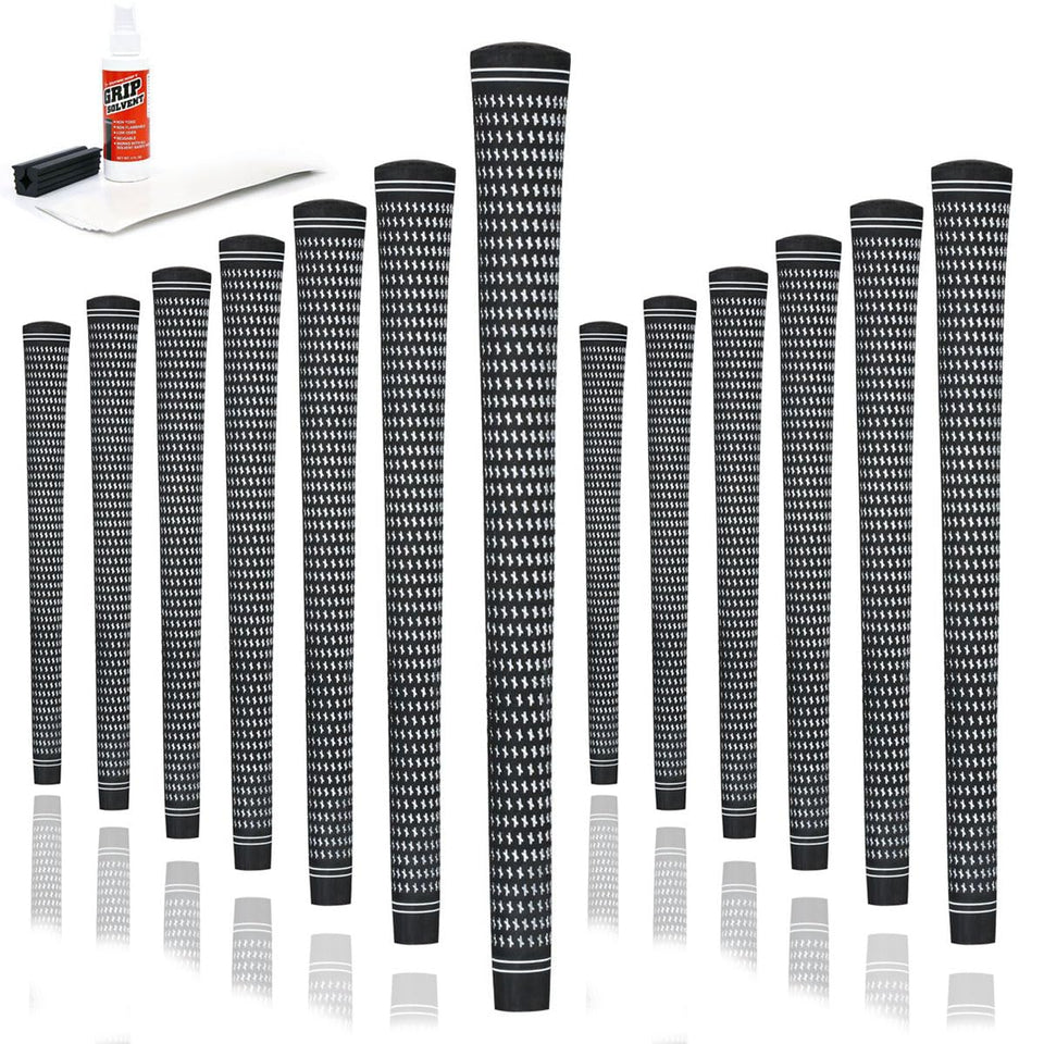 Karma Revolution 360 grip kit contents laid out for DIY re-gripping