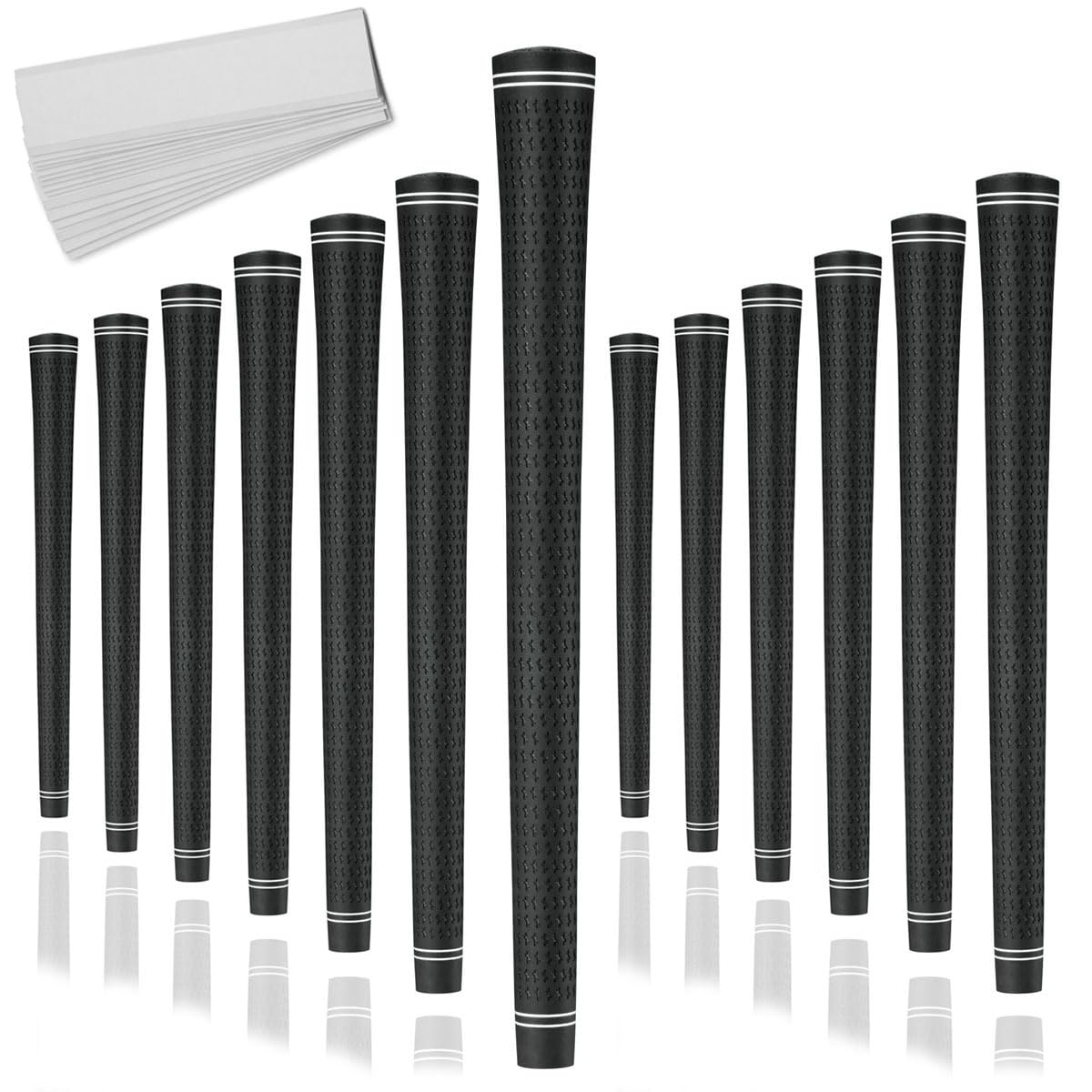 Karma Revolution 360 midsize grips ready for installation with consistent alignment