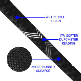 Karma Soft Trac rubber shaft clamp image demonstrating firm grip during installs