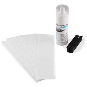 Karma Softy grip kit includes 13 grips, tape, solvent, and clamp