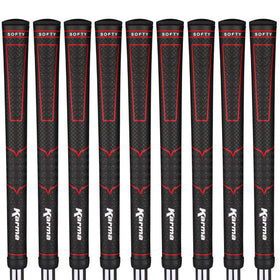Karma Softy golf grip midsize soft tack PU outer layer for comfort and control.