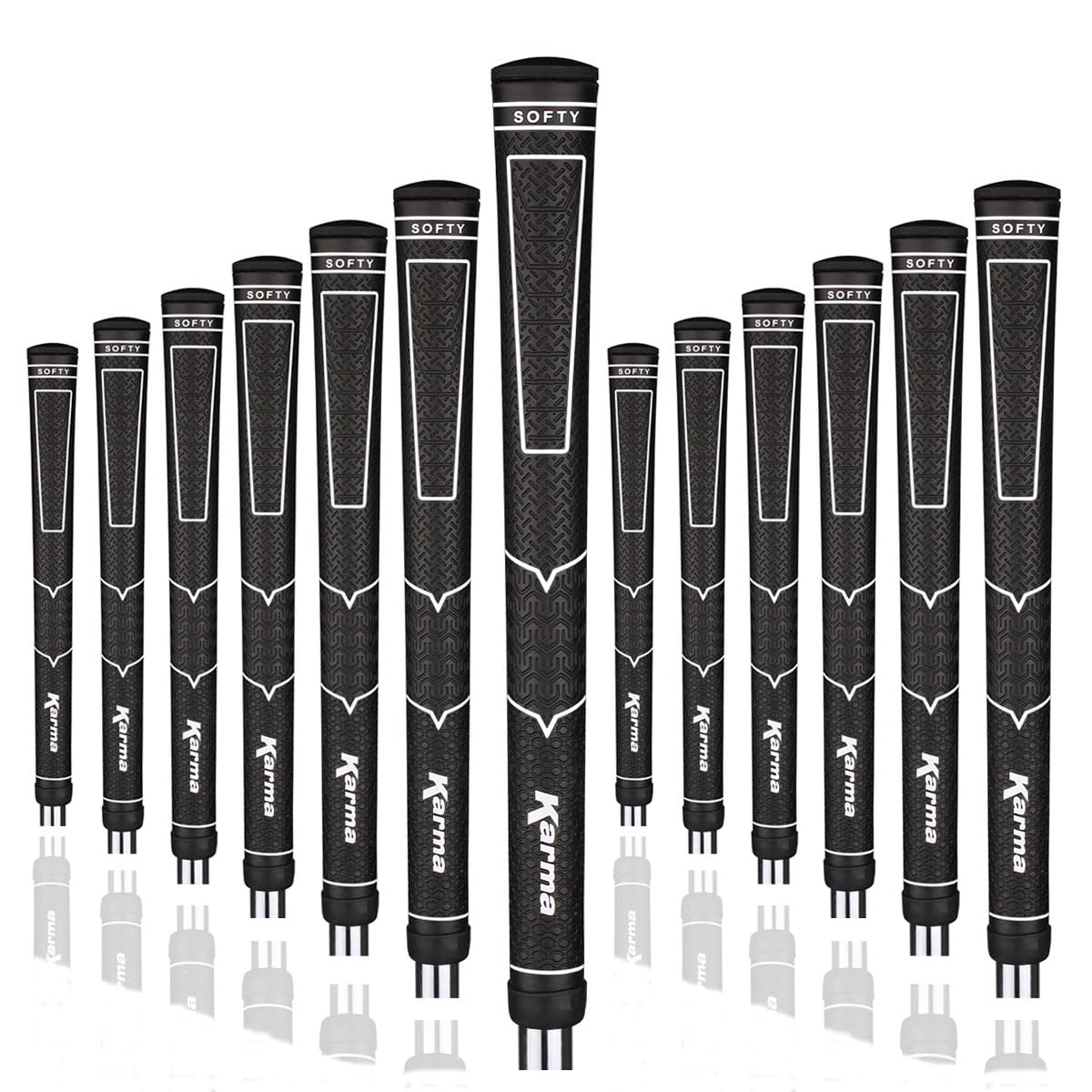 Karma Softy 13-pack grips for quick swaps and consistent feel.