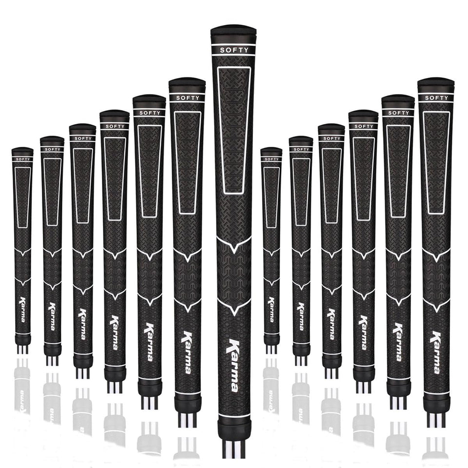 Karma Softy 13-pack grips for quick swaps and consistent feel.