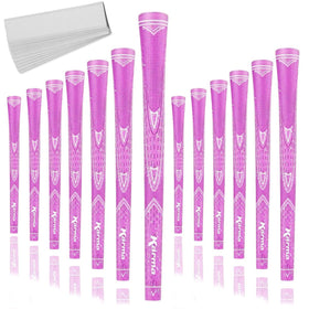 Karma Sparkle Pink golf grips for women with slip resistance and soft feel.